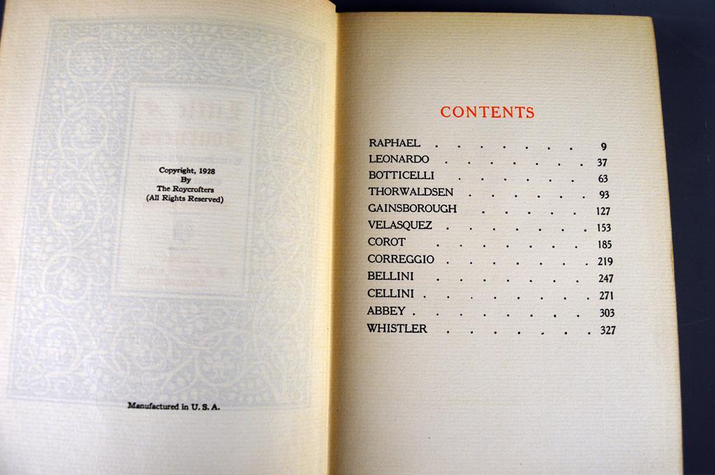 Antiquarian Book Set: Little Journeys Series, by Elbert Hubbard, 13 Blue Leather Bound Vols.