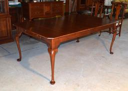 Beautiful Lexington Bob Timberlake Queen Anne Style Cherry Dining Table w/ Two Ext. Leaves, Pad Feet