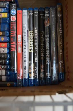 Lot of About 32 Blu-Ray Video Movie Discs