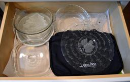 Lot of Kitchen Cookware, Servingware, Etc.
