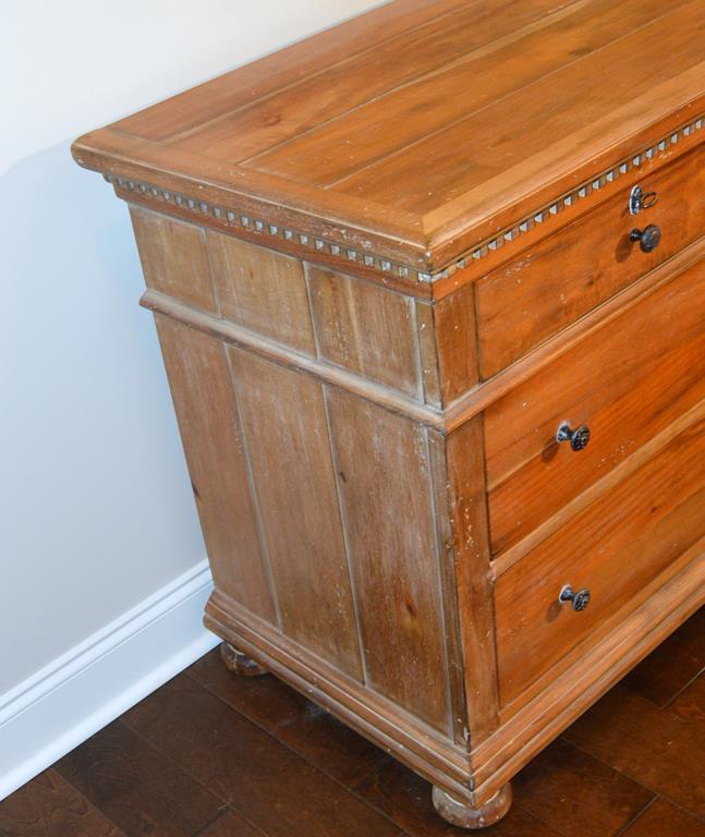 Restoration Hardware St. James  7-Drawer Dresser, Antiqued Natural Finish