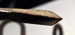 Antique Pair of Ice Tongs, 1 Marked Gifford Wood Co. w/ Traces Of Old Red Paint
