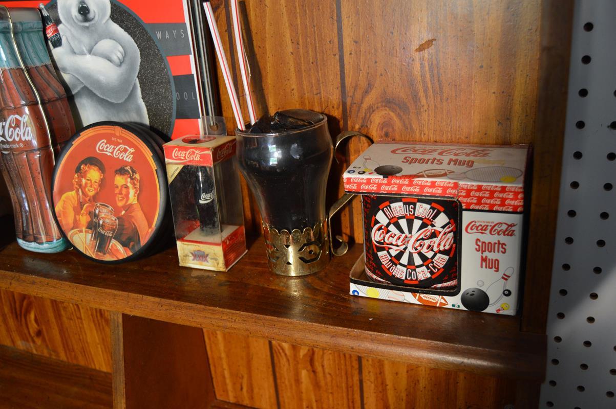 Lot of Small Coca-Cola Collectibles As Shown
