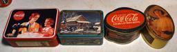 Lot of Coca-Cola Coke Limited Edition Stamped Tins A