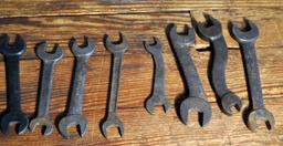 Lot of Miscellaneous Old Wrenches