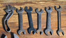 Lot of Miscellaneous Old Wrenches
