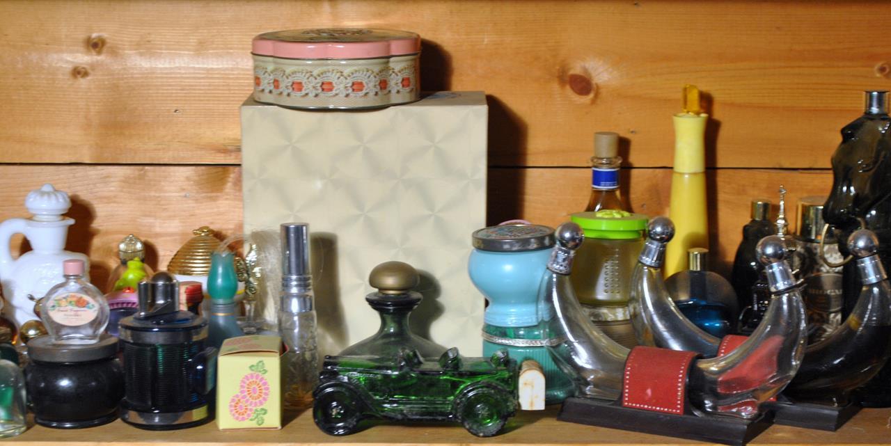 Lot of Vintage Avon Bottles & Boxes C