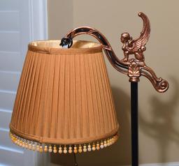Iron & Bronze Patina Floor Lamp
