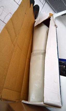 Two Boxes Of Thick Plastic Sheeting As Shown