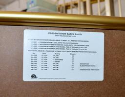 Ampad Chalkboard Presentation Easel 24-021 w/ Telescoping Legs