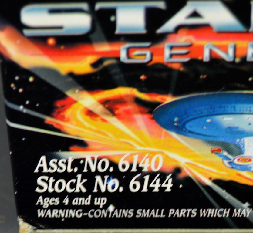 Lt. Commander Geordi La Forge Star Trek Collector Series by Playmates,  Box is 12” H