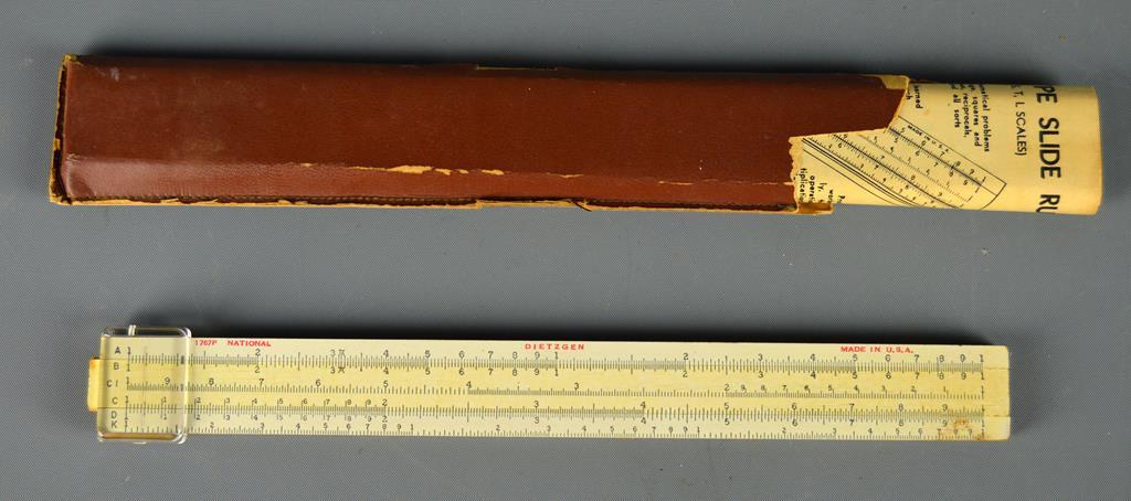 Lot of Vintage Slide Rules, Some With Cases & Alco Calculator