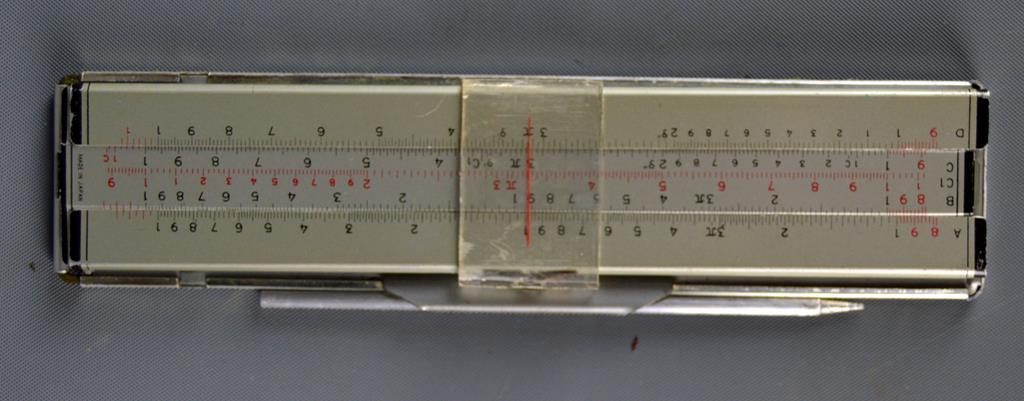 Lot of Vintage Slide Rules, Some With Cases & Alco Calculator