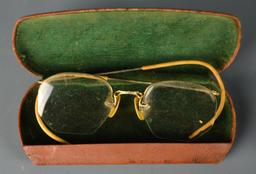 Lot of 4 Vintage Eyeglasses, Gold Filled Frames With Cases