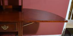 Bassett Furniture Multiple Component Desk / Hutch / Printer Stand / Media Storage, Cherry Finish