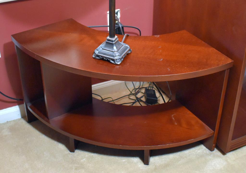 Bassett Furniture Multiple Component Desk / Hutch / Printer Stand / Media Storage, Cherry Finish