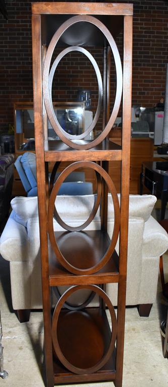 Elegant Contemporary Pier Circue Shelf Stand, Lots 16-18 Match