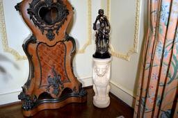 After Emile Bruchon, Bronzed Spelter 19" Statue “L'Instruction”