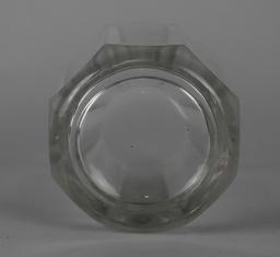 Antique Silver Plate Pickle Castor Jar Frame with Tongs and Glass Jar