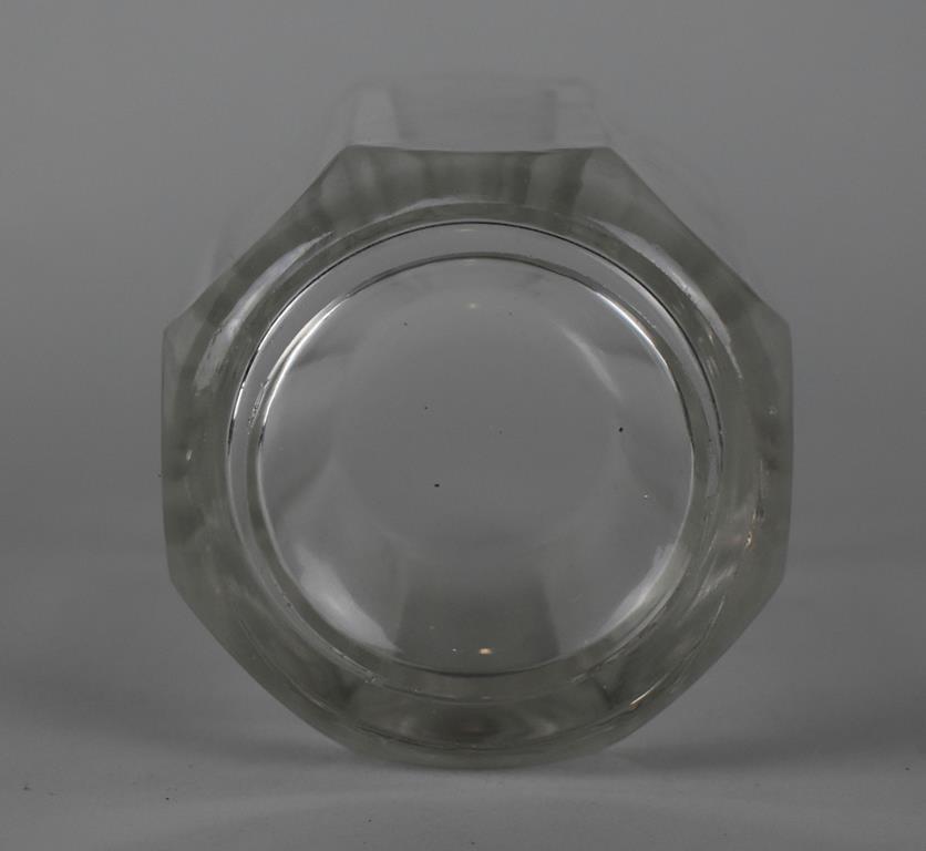 Antique Silver Plate Pickle Castor Jar Frame with Tongs and Glass Jar