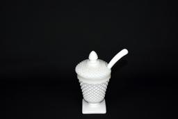 Westmorland Diamond Point Perserves Jar w/ Ladle
