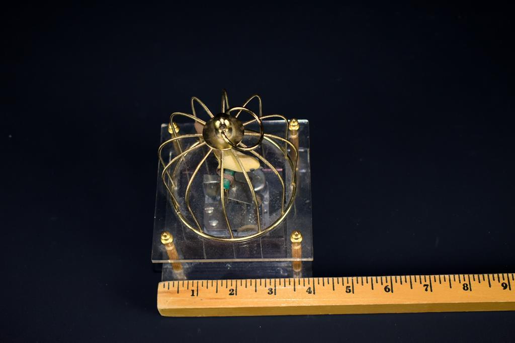 Japanese Singing Bird Cage Music Box Automaton w/ Sankyo Mechanism