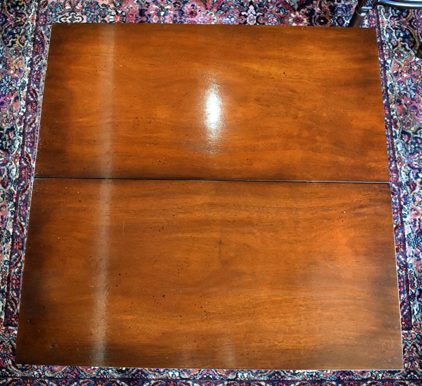 Fine Madison Square 18th C. Reproduction Queen Anne Walnut Game Table