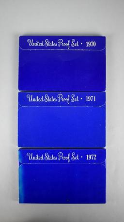 Ten-1970s US Coin Proof Sets: 1970-1979, Lot 124
