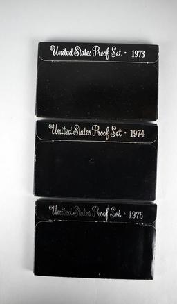 Ten-1970s US Coin Proof Sets: 1970-1979, Lot 124