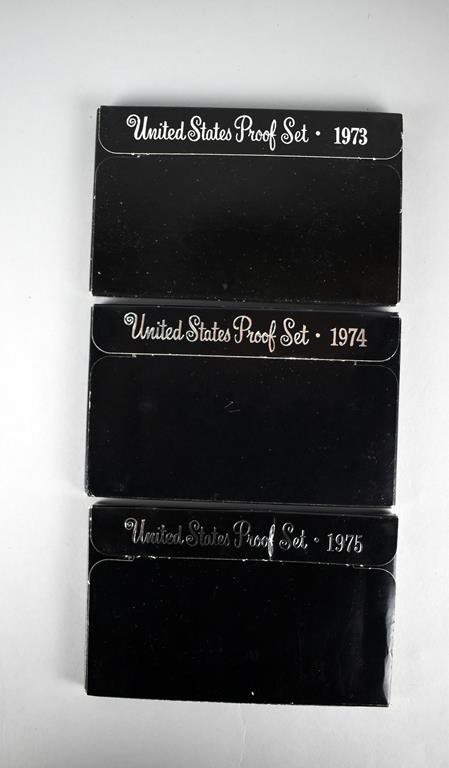Ten-1970s US Coin Proof Sets: 1970-1979, Lot 124