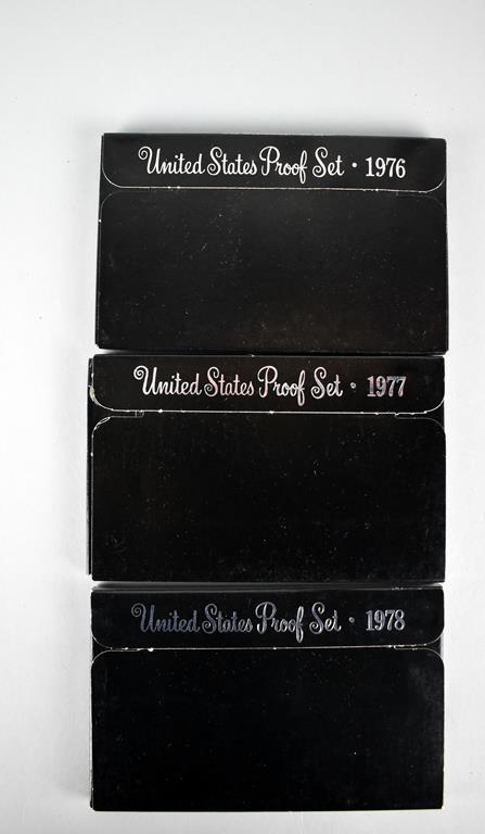 Ten-1970s US Coin Proof Sets: 1970-1979, Lot 124