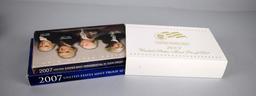 Four-2000s US Mint Proof Sets: 2005, 2006, 2007, 2009