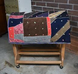 Maple Rolling Quilt Rack or Saddle Horse