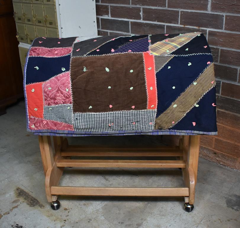 Maple Rolling Quilt Rack or Saddle Horse