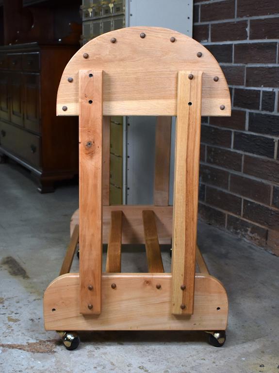 Maple Rolling Quilt Rack or Saddle Horse