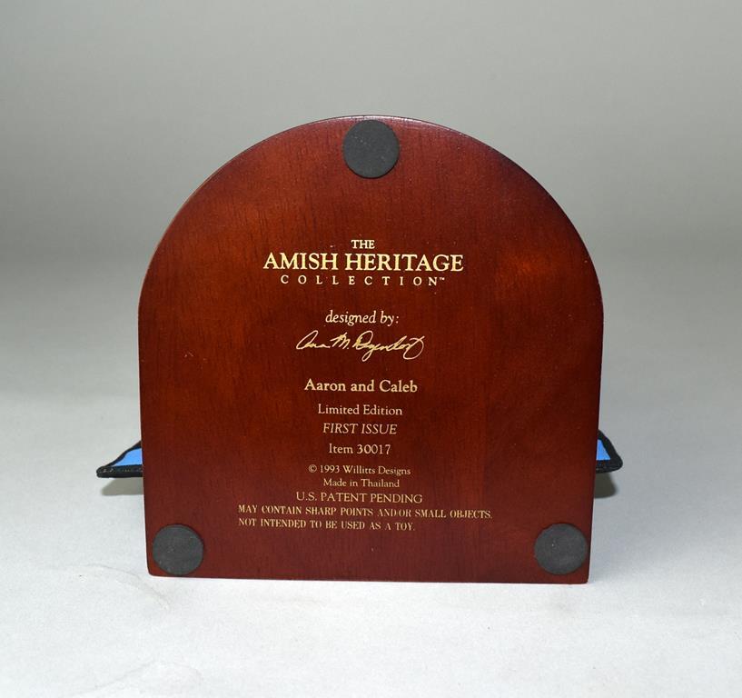 Amish Heritage Collection Figurine “Aaron & Caleb” No. 30017