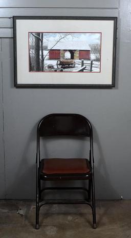 W. Jackson Causey (So. Carolina, XX) “Oliver Superior”, Mixed Media on Paper, Signed Lower Right