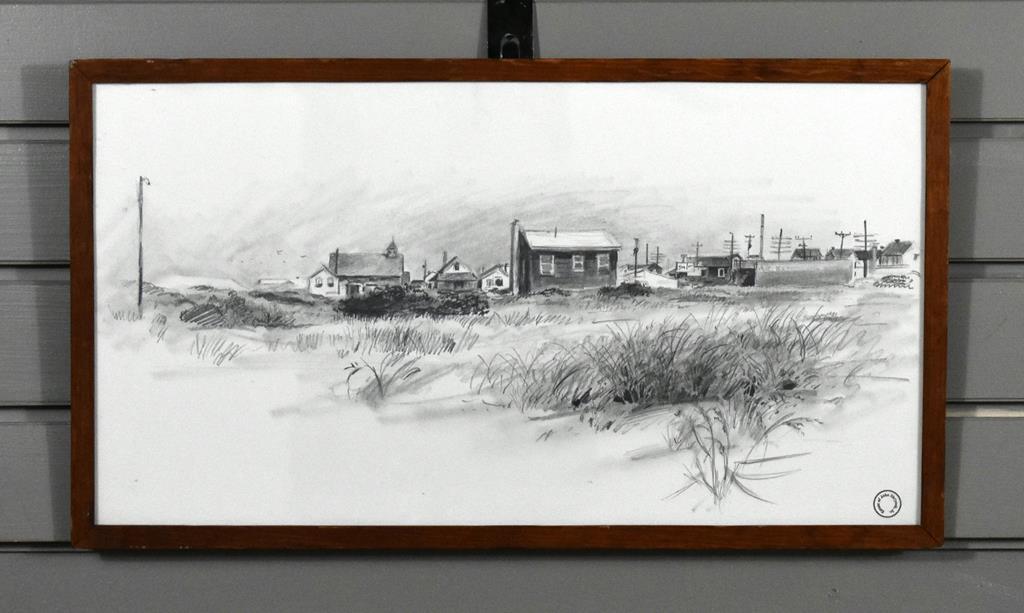 John Shryock, Jr. (American, 1914-2007) Sketching on Paper, Estate of John Shryock, Jr.  Lower Right