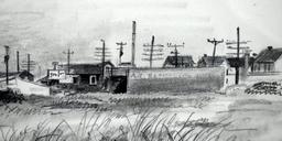 John Shryock, Jr. (American, 1914-2007) Sketching on Paper, Estate of John Shryock, Jr.  Lower Right