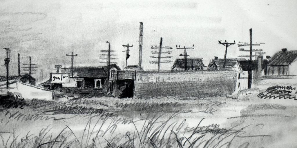 John Shryock, Jr. (American, 1914-2007) Sketching on Paper, Estate of John Shryock, Jr.  Lower Right
