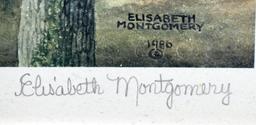 Eliz. Montgomery (Amer., XX) Signed Ltd. Ed. Print (1381/2000) “Table Rock from River Bluff”