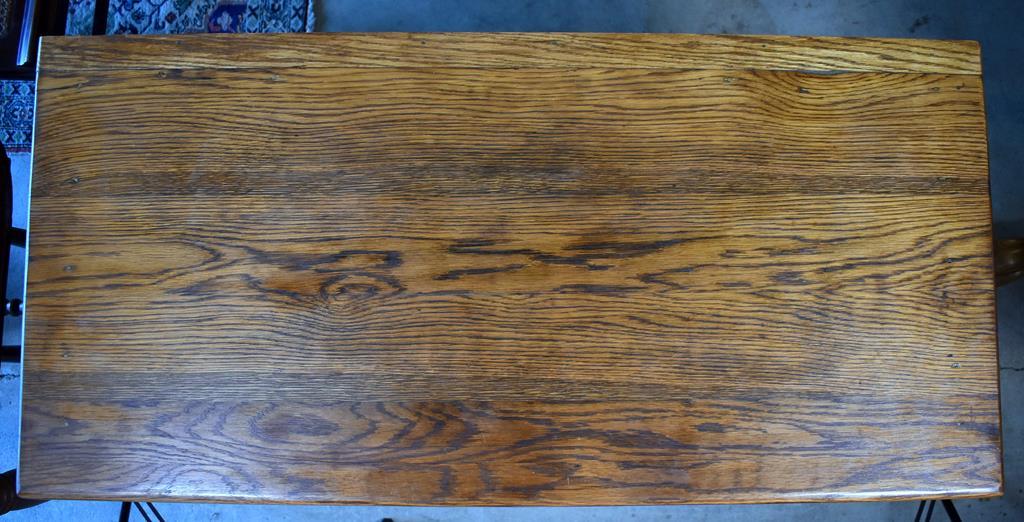 Early 20th C. Four-Drawer Oak Chest