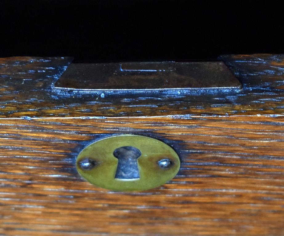 Early 20th C. Four-Drawer Oak Chest