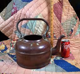 Old Revere Copper Water Kettle without Lid
