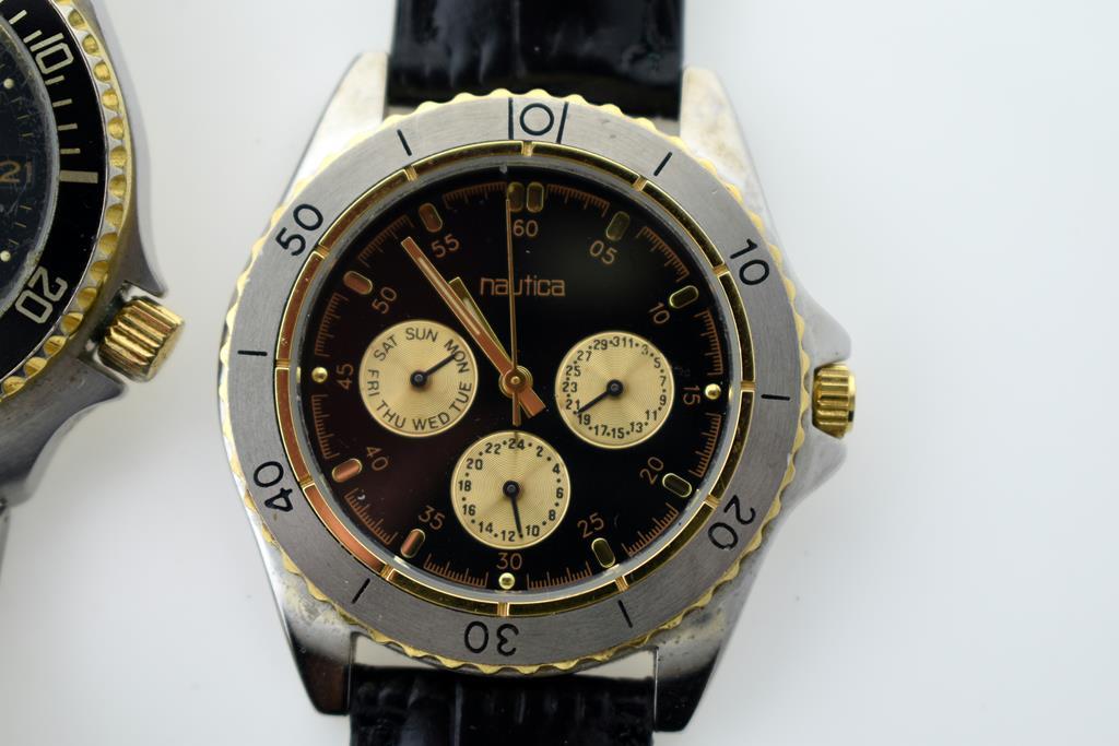 Nautica and Innovative Time Quartz Wristwatches with New Batteries-Running