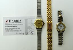 Ladies Seiko, Cochran and Marcel Wristwatches with New Batteries-Running