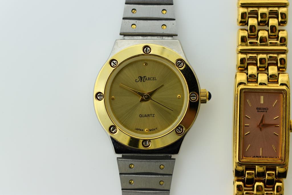 Ladies Seiko, Cochran and Marcel Wristwatches with New Batteries-Running