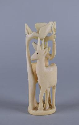 Carved Sculpture of Deer