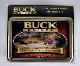 Buck 2007 Classic Bolt Collector Series Pocket Knives with Collector's Tin