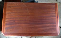 Elegant Vintage Mahogany Seven Drawer Locking Seminiare Chest